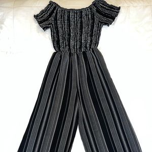 Black and White Jumpsuit